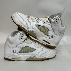 Nike Shoes Air Jordan 5 Retro BG “White Metallic” 2024